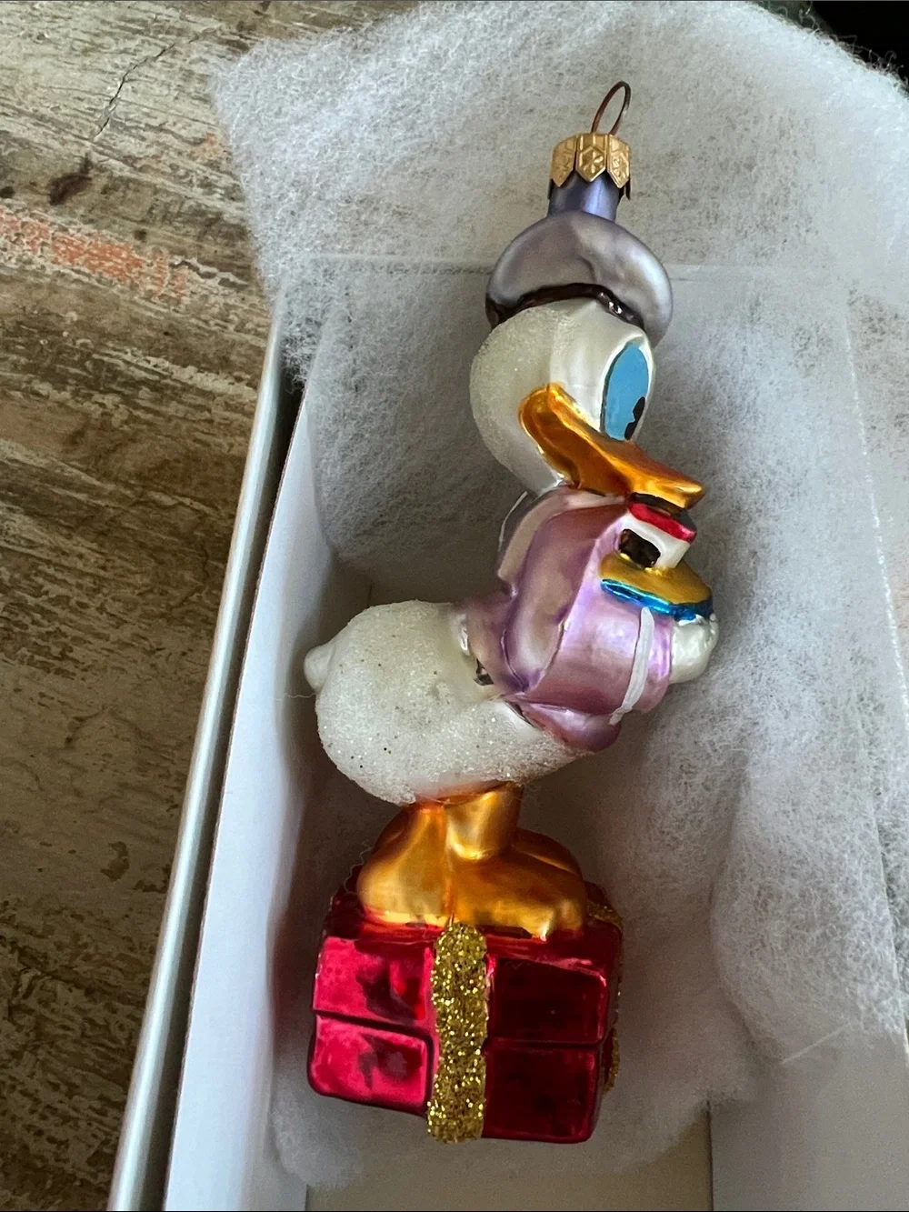 Christopher Radko Donald Duck Ornament with Box 1996